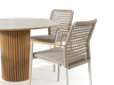 Tripoli & Milan 1.2m Round Dining Set