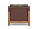 A1 - Naples Lounge Armchair - Olive - Straight rear.webp