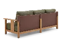 C2 - Naples Lounge 3 Seater - Olive - Rear three-quarter.webp