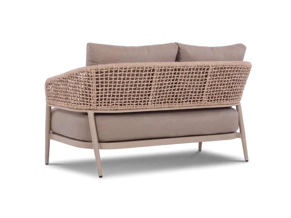 H2 - Taormina Lounge 2 Seater - Sand - Rear three-quarter.webp