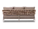 I1 - Taormina Lounge 3 Seater - Sand - Straight rear.webp