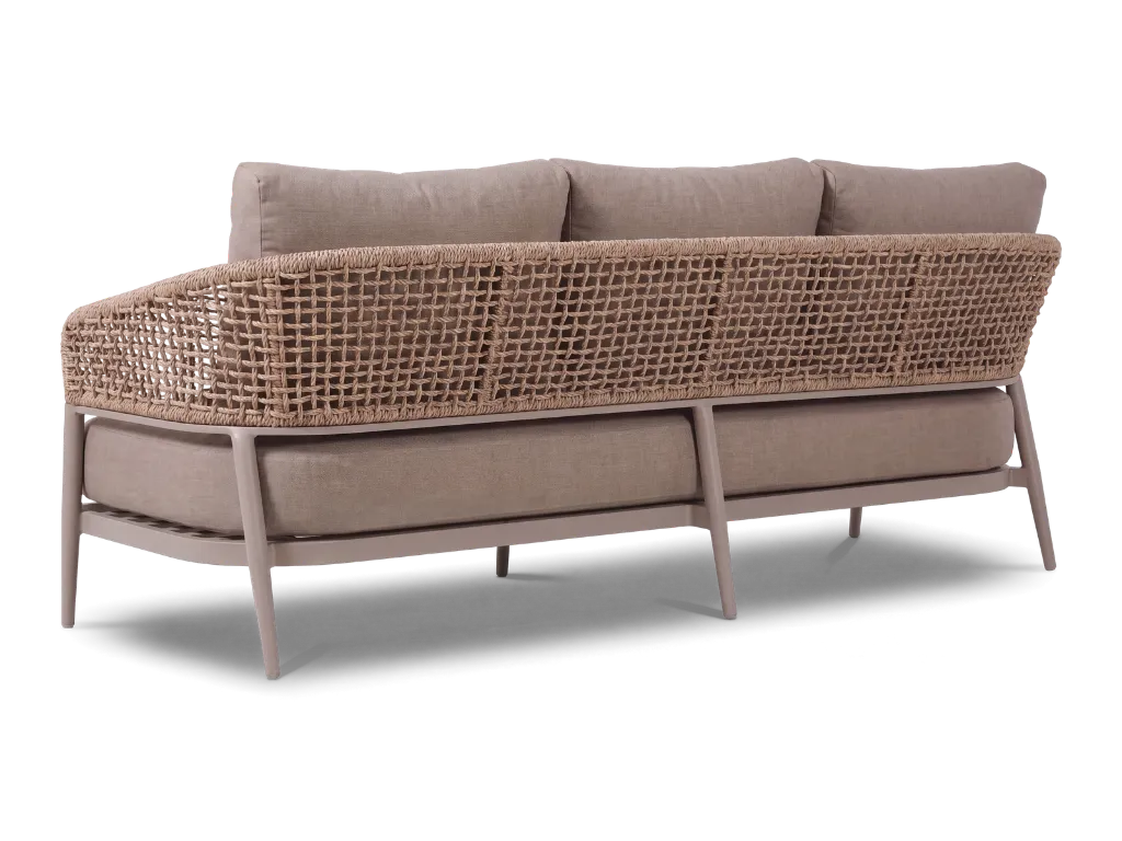 I2 - Taormina Lounge 3 Seater - Sand - Rear three-quarter.webp