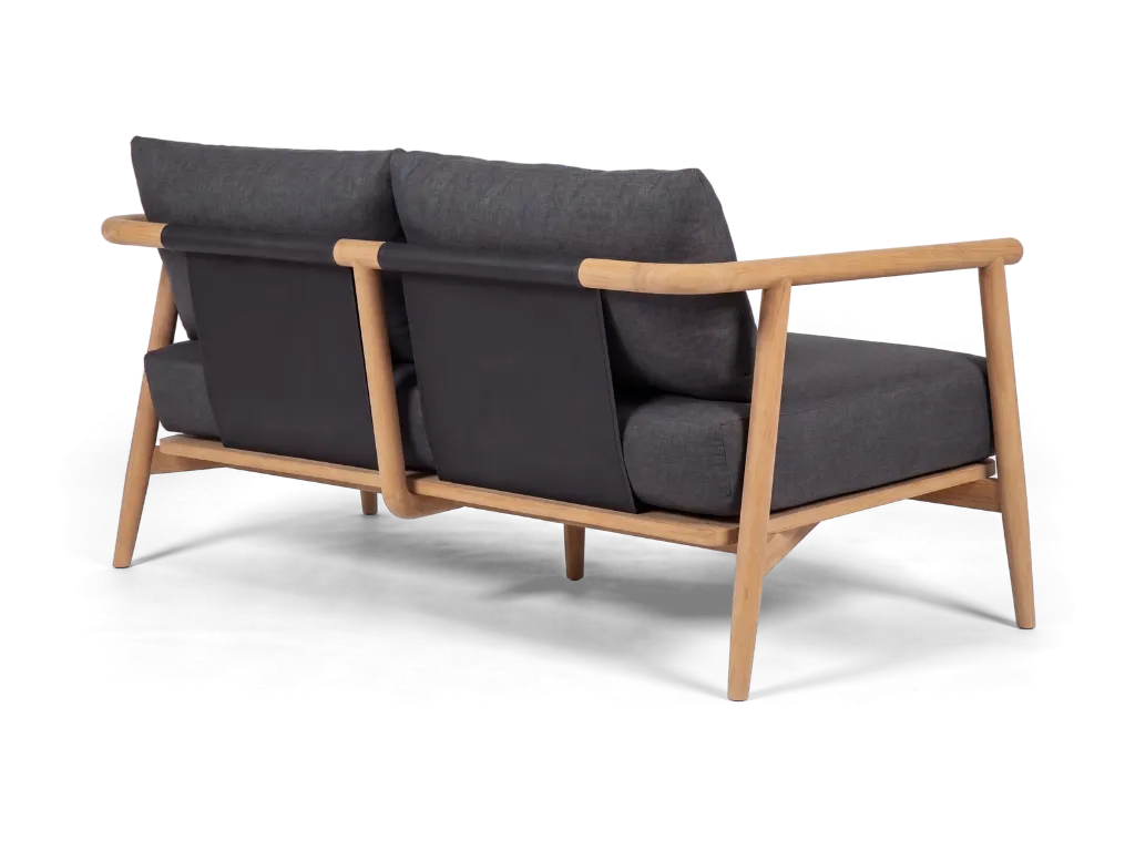 Mirage Black 2 Seater - Charcoal - Rear Three Quarter - Website 1600x1200.webp