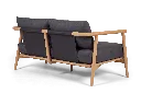 Mirage Black 2 Seater - Charcoal - Rear Three Quarter - Website 1600x1200.webp