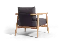Mirage Black Armchair - Charcoal - Rear Three Quarter - Website 1600x1200.webp