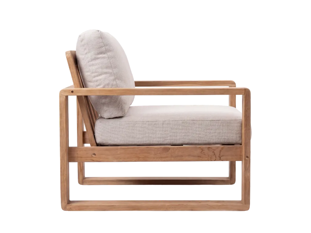 Barcelona Lounge Armchair - Side.webp
