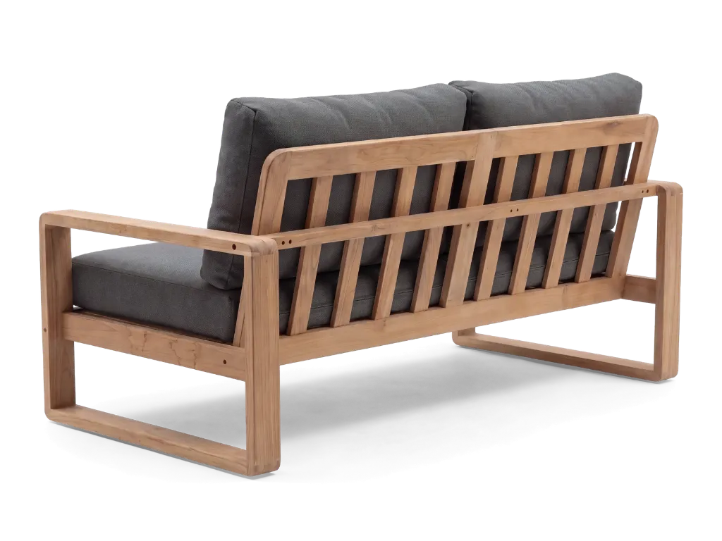 Barcelona Two-Seater - Back - Charcoal Cushions.webp