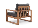 Barcelona Armchair - Back - Charcoal Cushions.webp
