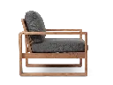 Barcelona Armchair - Side - Charcoal Cushions.webp