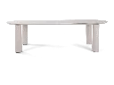 Lucca Dining Table - Sand Travertine - H1 - Front.webp