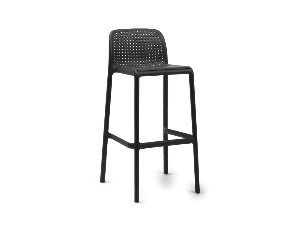 Lido Bar Stool — Charcoal