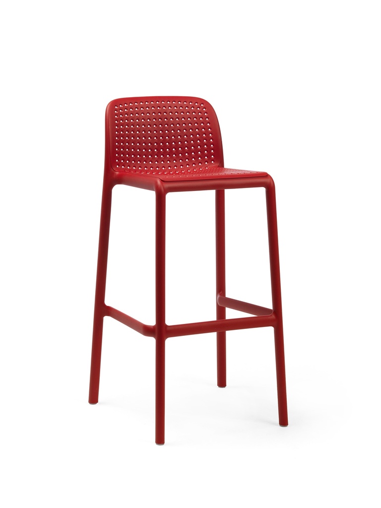 Lido Bar Stool — Red