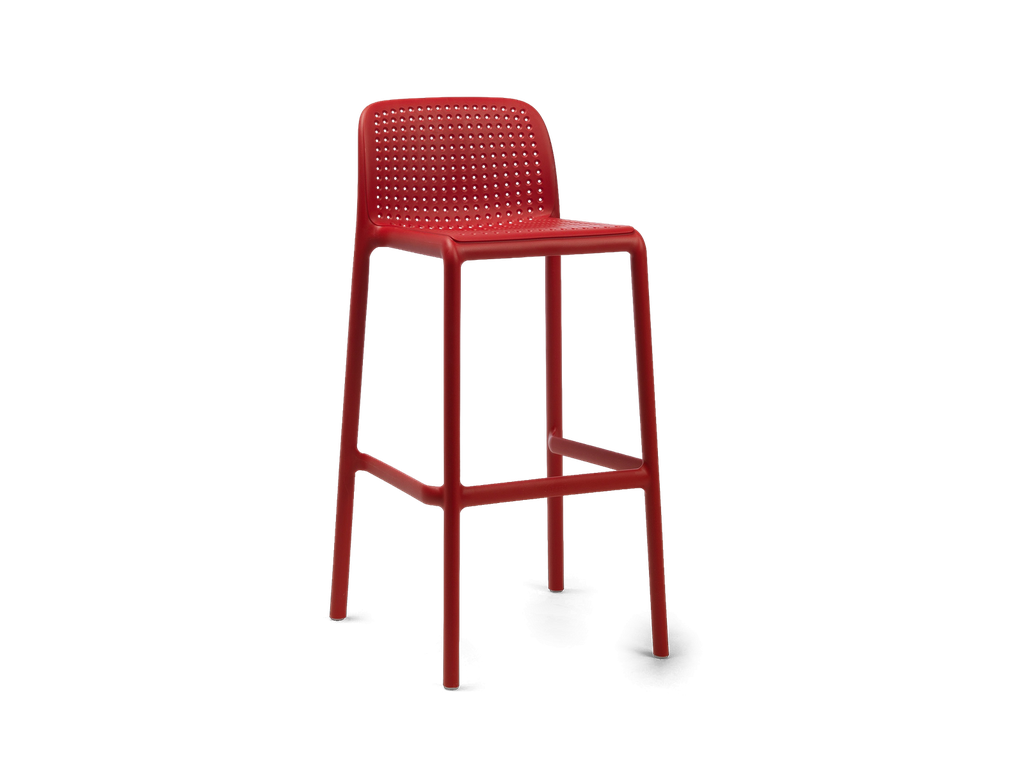 Lido Bar Stool — Red
