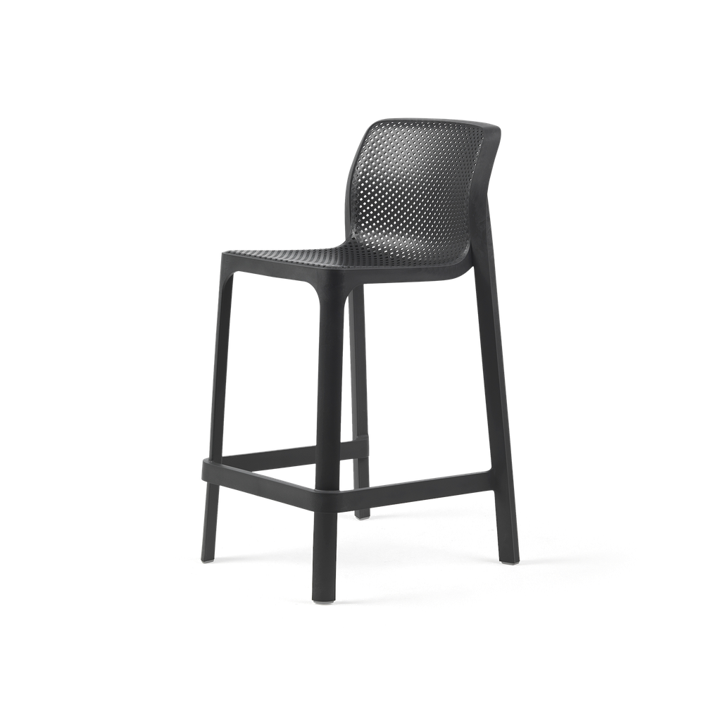 Net Stool Mini — Charcoal