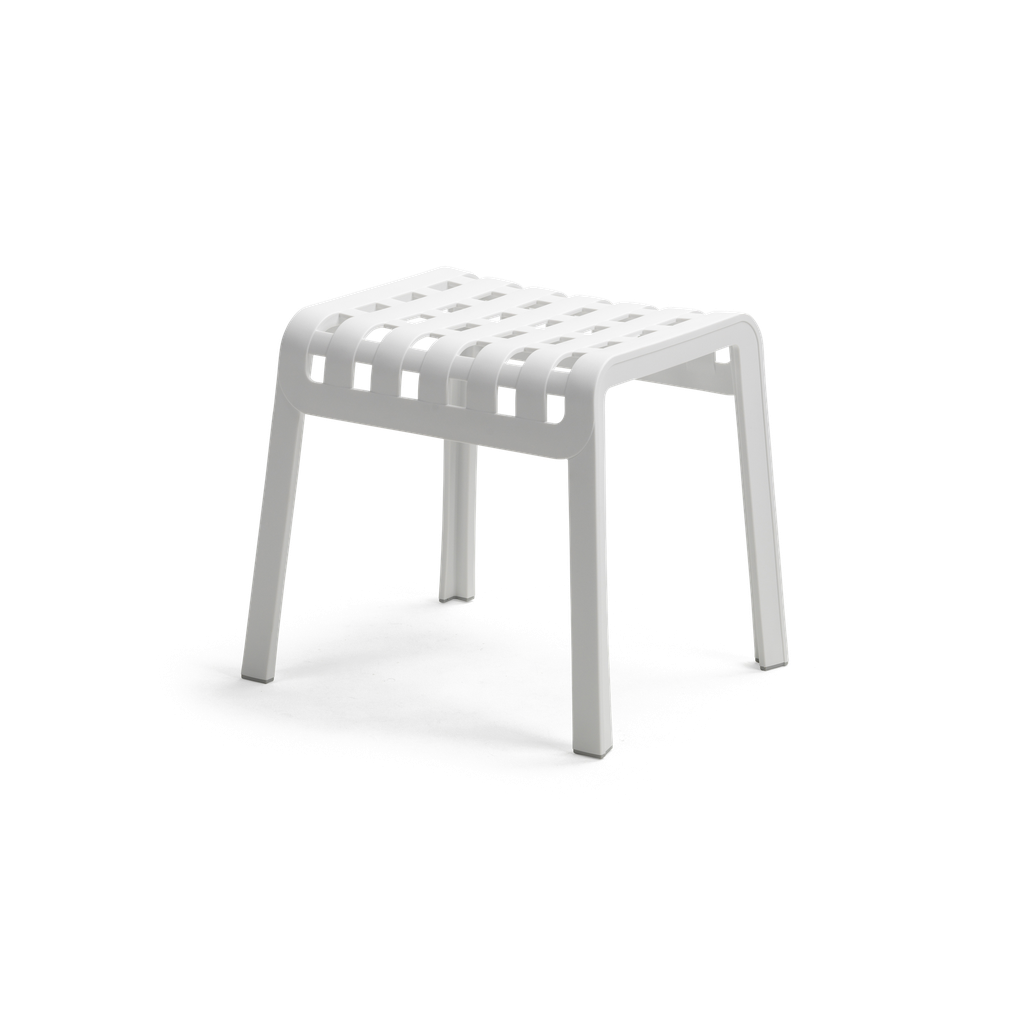 Poggio Footstool — White