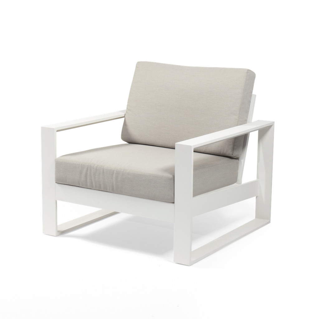 Apollo Lounge Armchair — White
