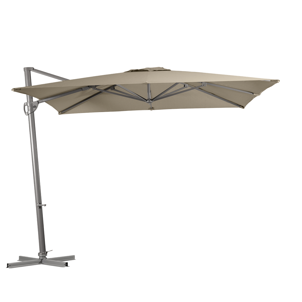 Lynden 2.8m Sq Umbrella — Taupe