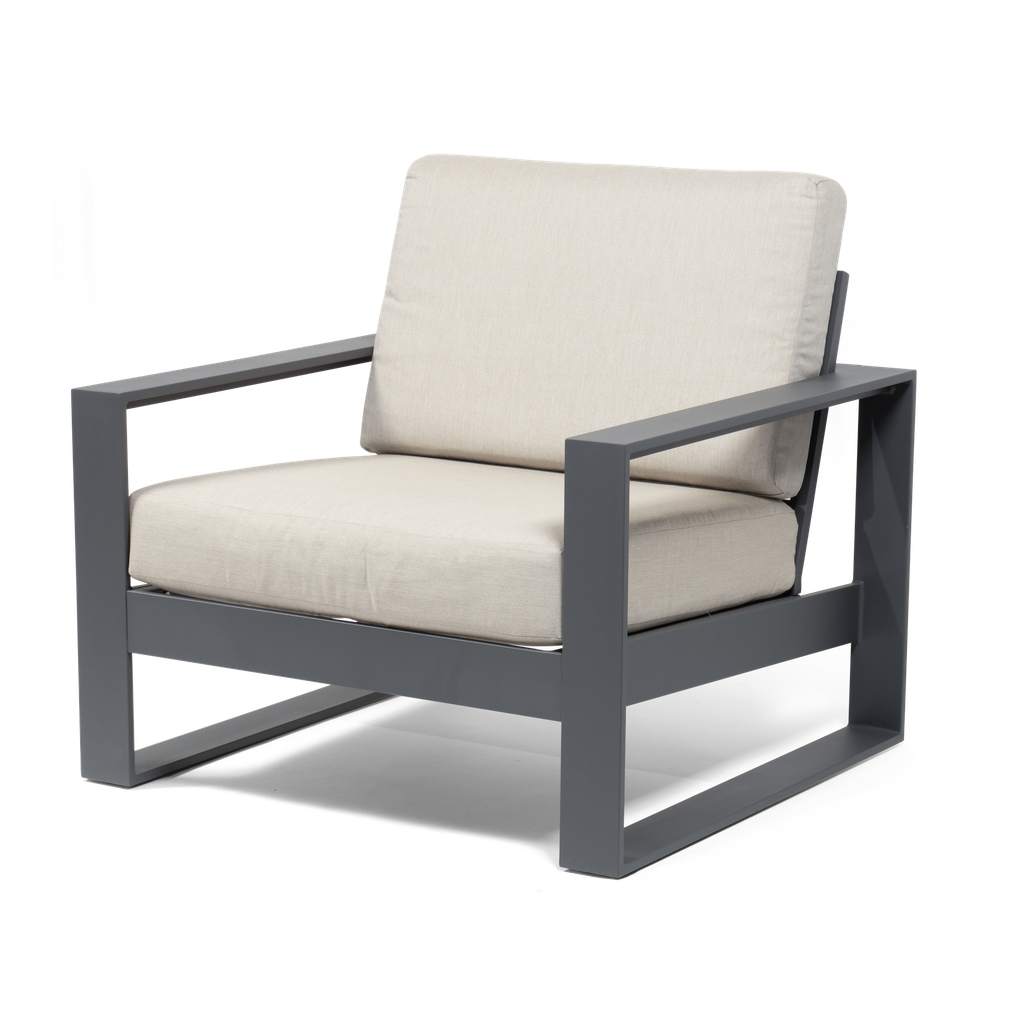 Apollo Lounge Armchair (Charcoal)