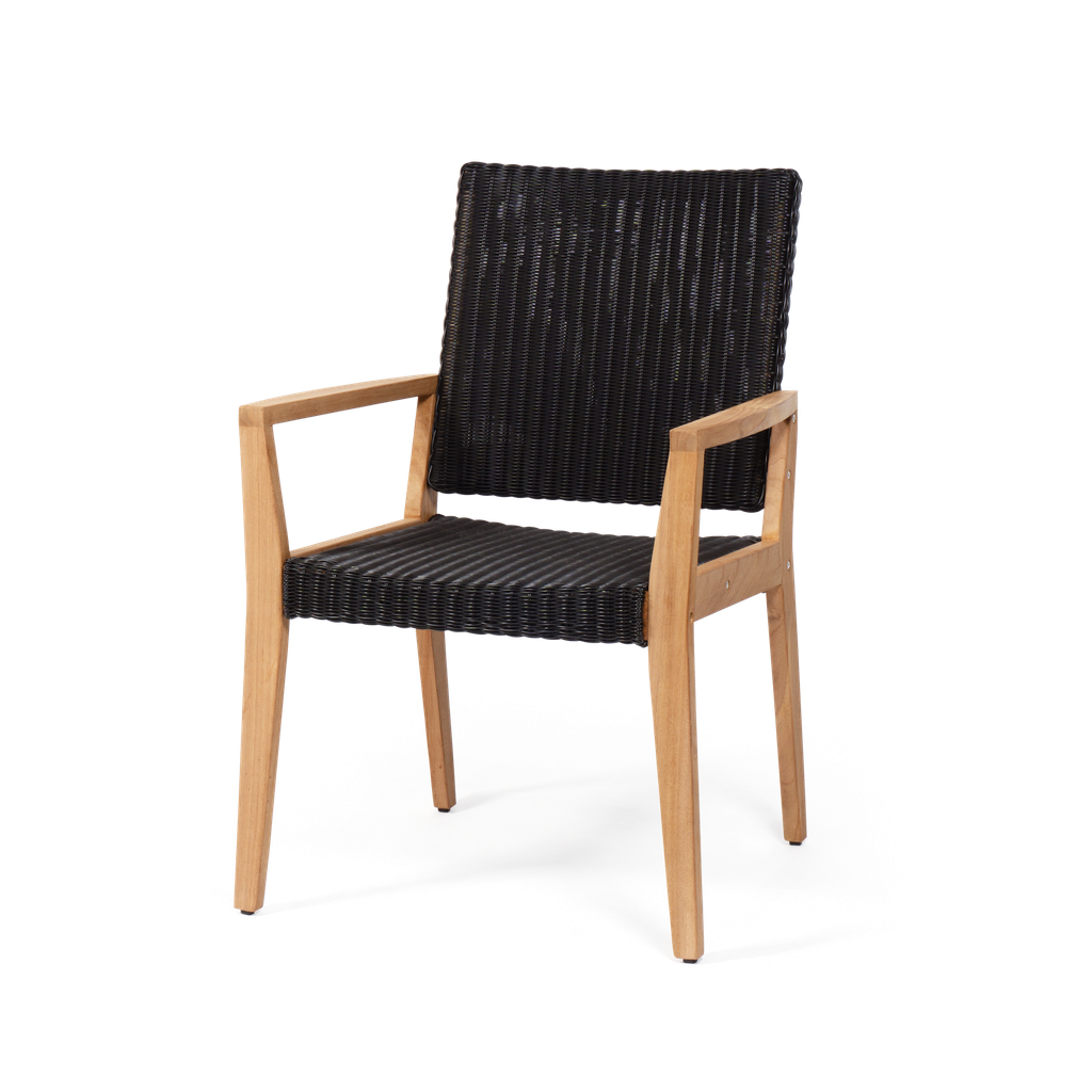 Antigua Dining Chair — Black