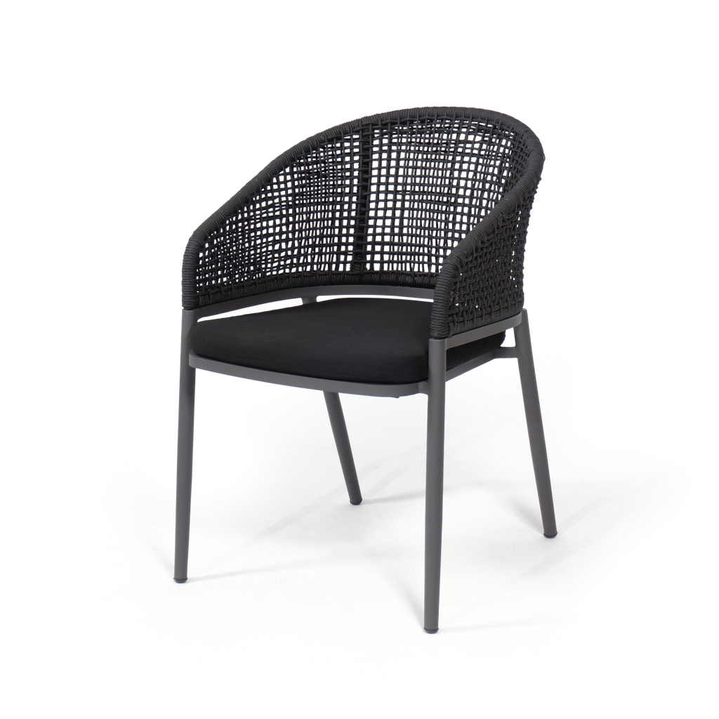 Bari Dining Chair — Charcoal
