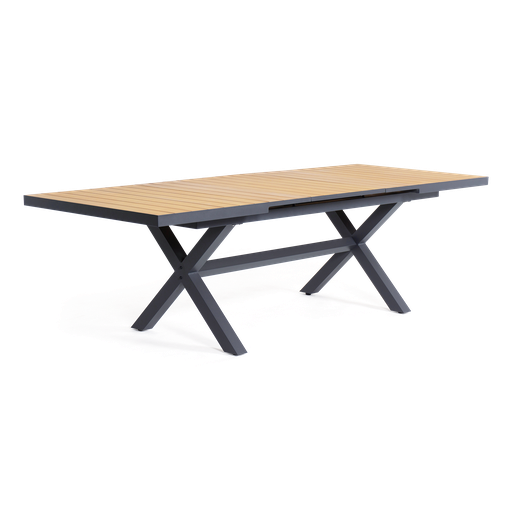 Seville Teak Extension Table (Charcoal)