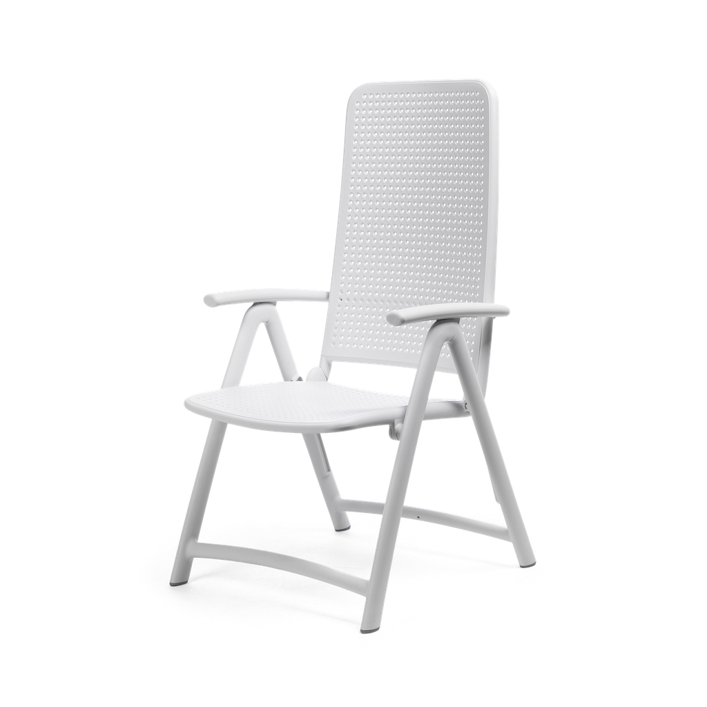 Darsena Reclining & Folding Chair — White