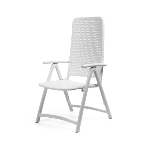 Darsena Reclining & Folding Chair (White)