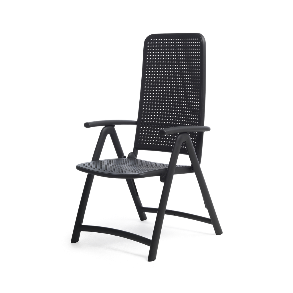 Darsena Reclining & Folding Chair — Charcoal