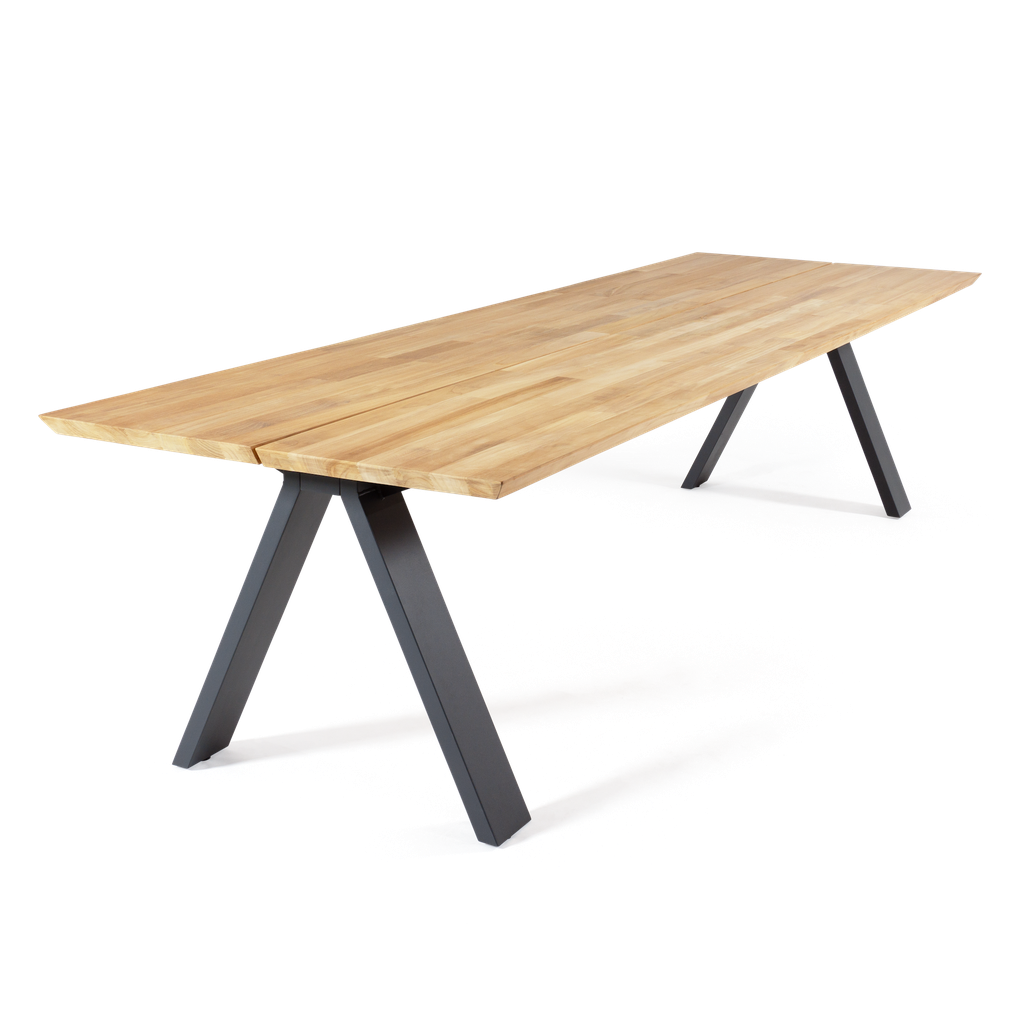Norway Dining Table 2.8m — Charcoal