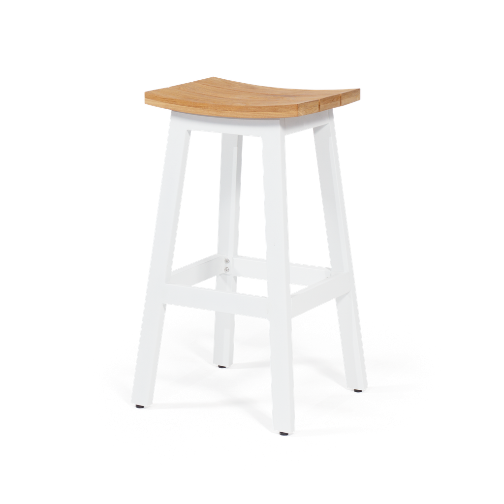 York Bar Stool — White