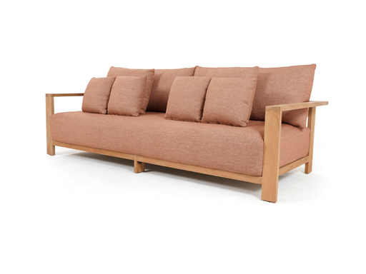 New York Lounge 3 Seater (Rust)