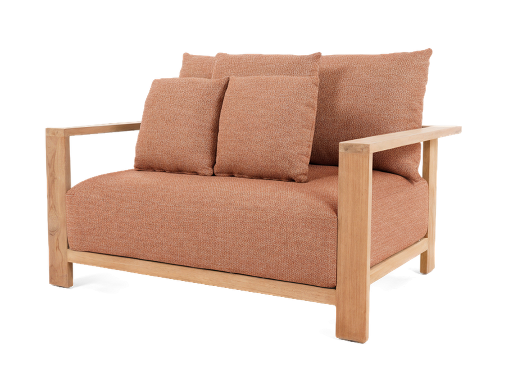 New York Lounge Armchair — Rust