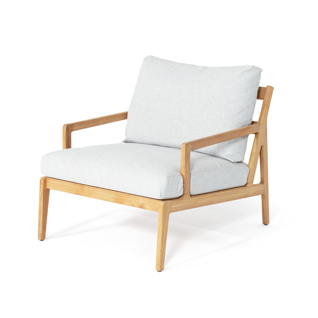 Madison Lounge Armchair — White