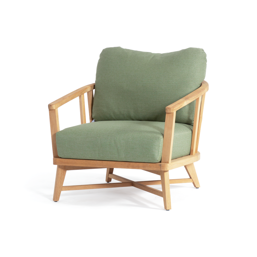 Roma Lounge Armchair — Green