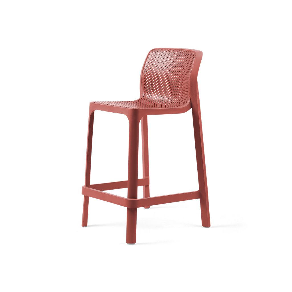 Net Stool Mini — Coral