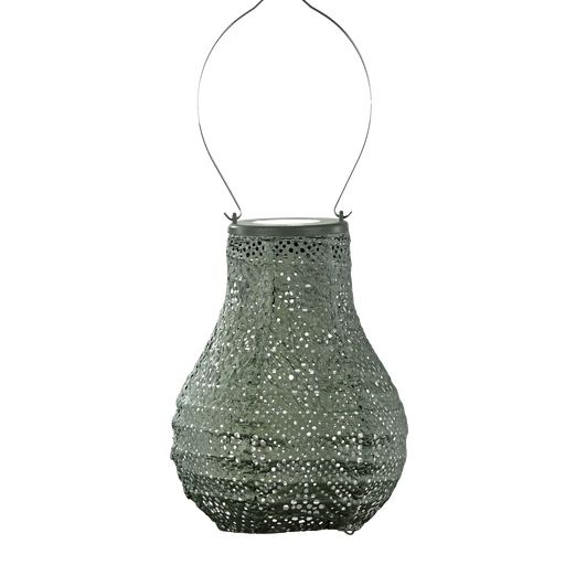 Bulb 16cm Lantern (Sage Green)