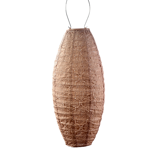 Long Oval 20cm Lantern (Pink)