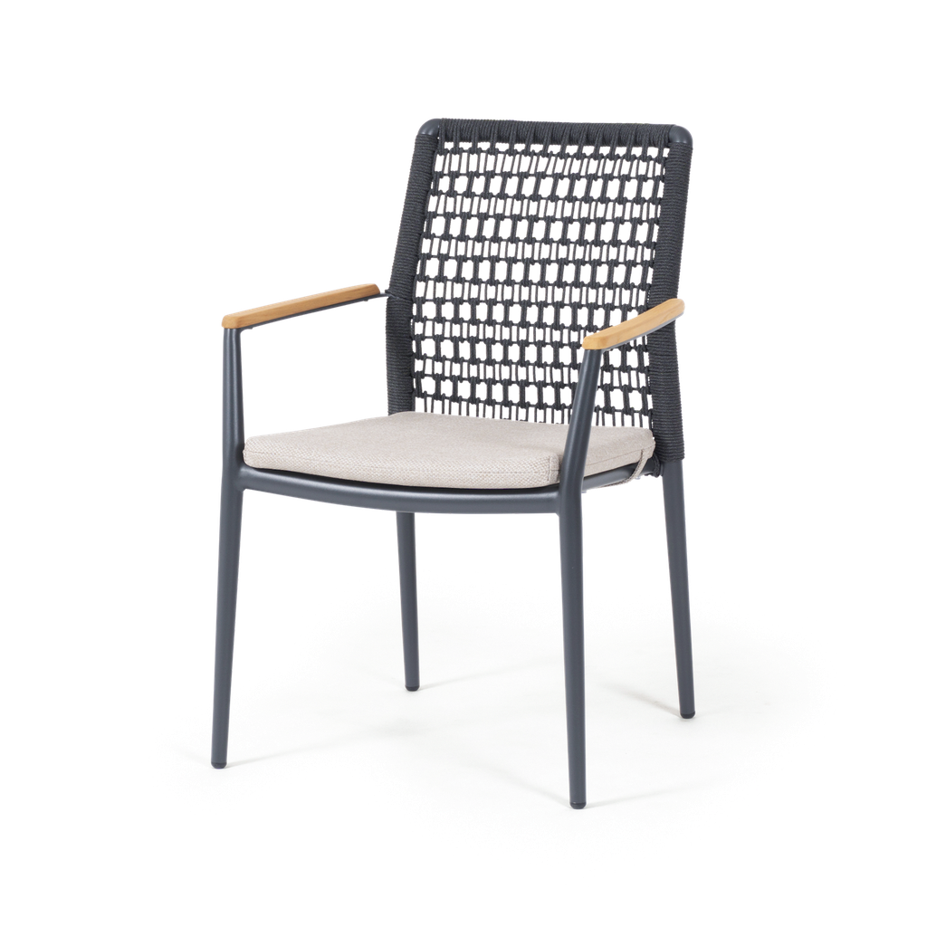 Milan Dining Chair — Charcoal