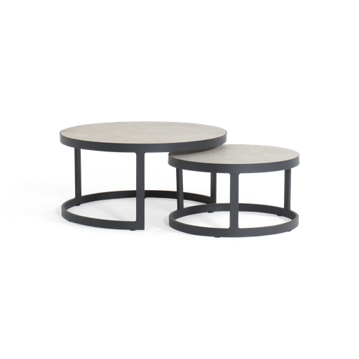 Washington 2pc Coffee Tables (Charcoal)