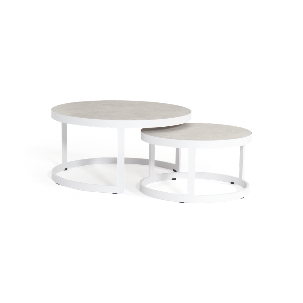 Washington 2pc Coffee Tables (White)