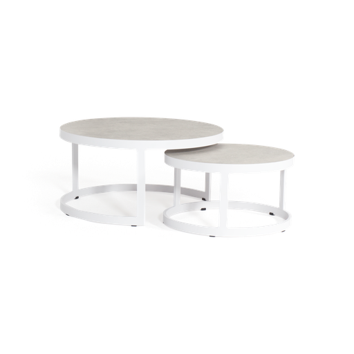 Washington 2pc Coffee Tables (White)
