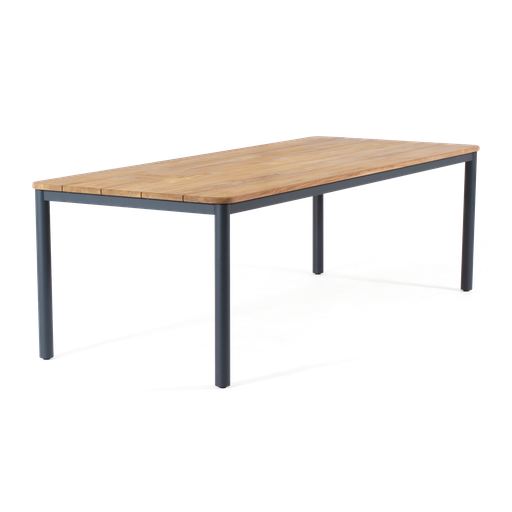 Capri Dining Table 3m (Charcoal)