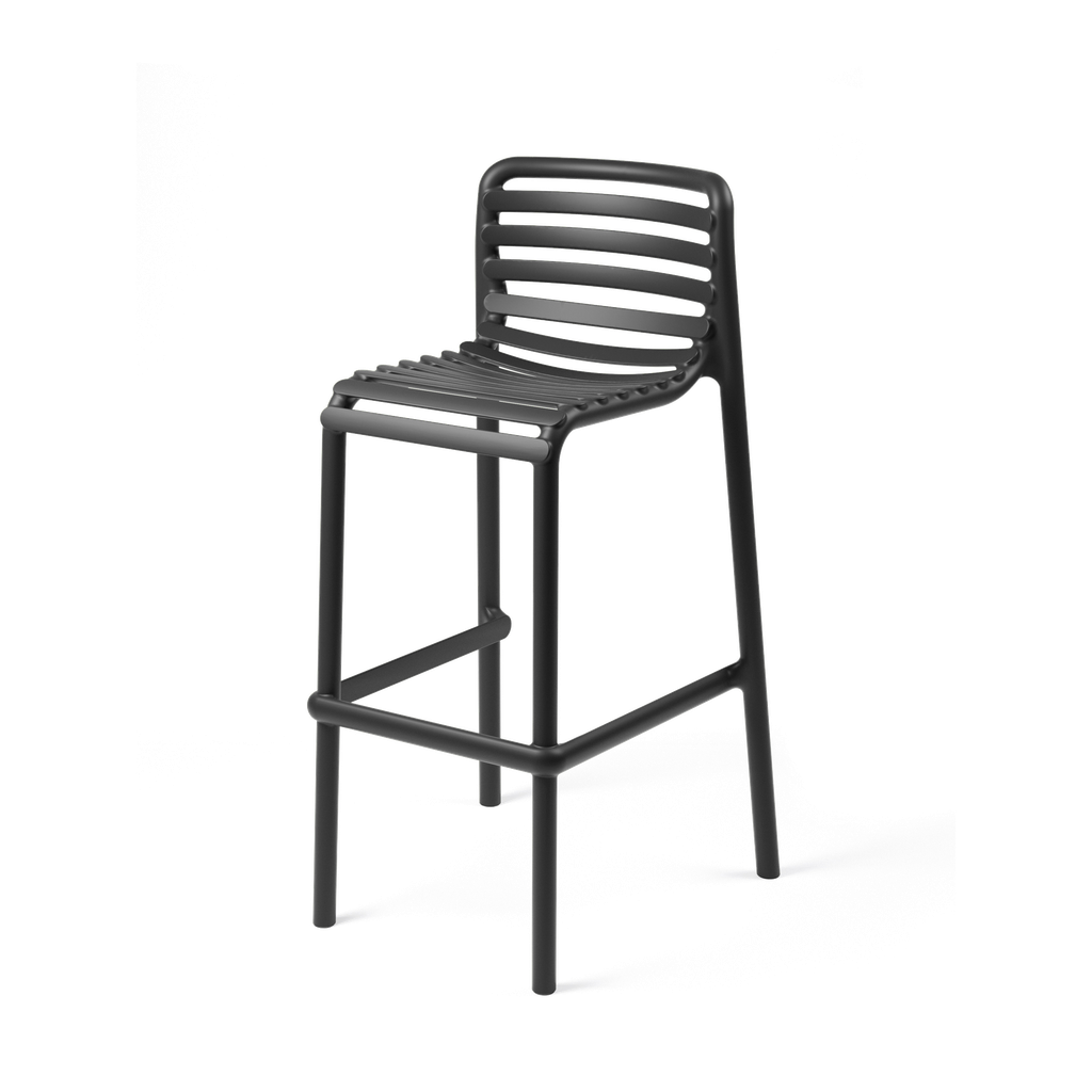 Doga Bar Stool — Charcoal