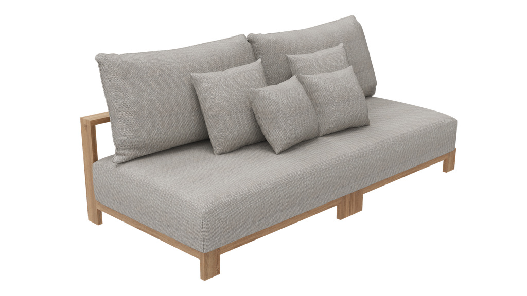 New York Lounge 2 Seater Armless
