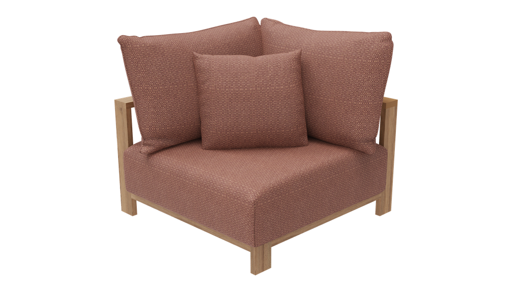 New York Lounge Corner (Rust)
