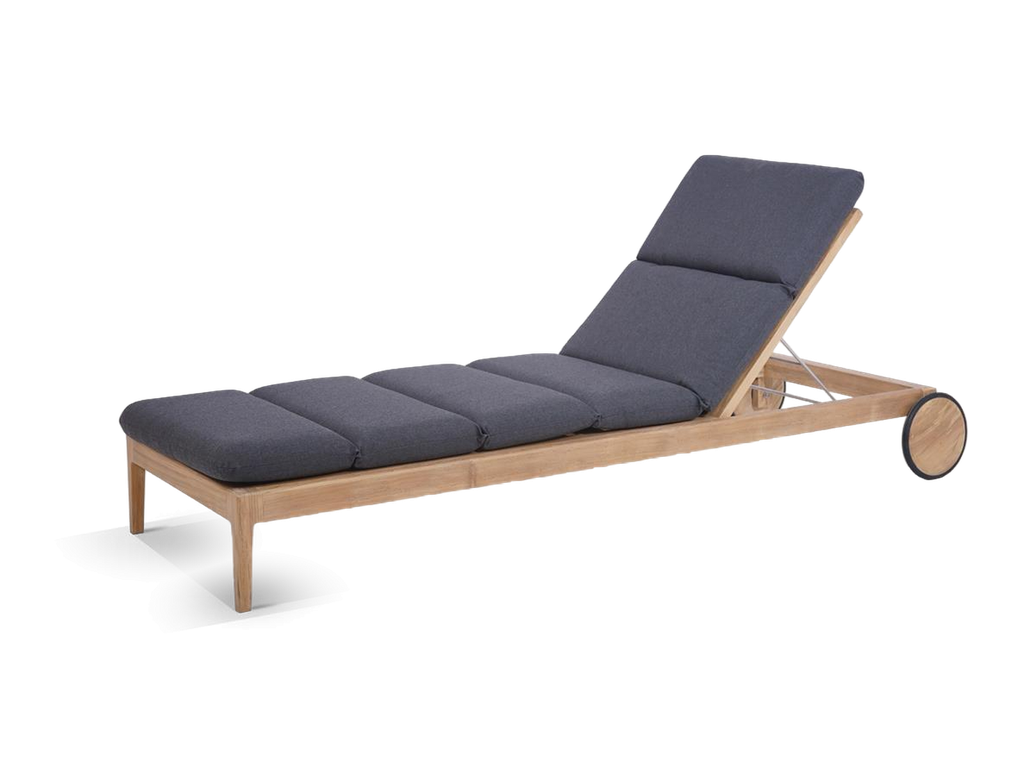 Santiago Sun Lounger — Charcoal