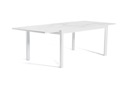Florence Ceramic Extension Table 160 (White)