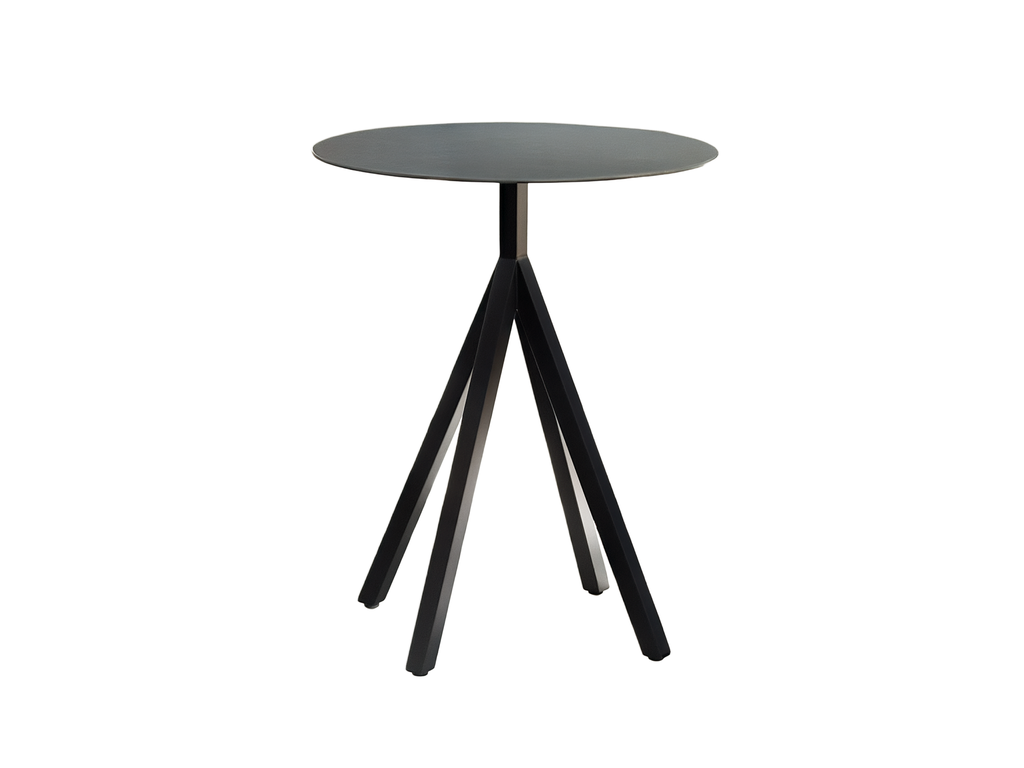 Florence Ceramic Table 60cm Round — Charcoal