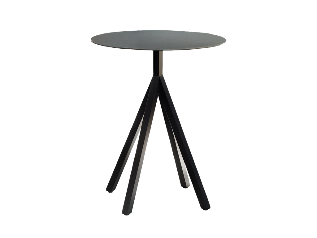 Florence Ceramic Table 60cm Round — Charcoal