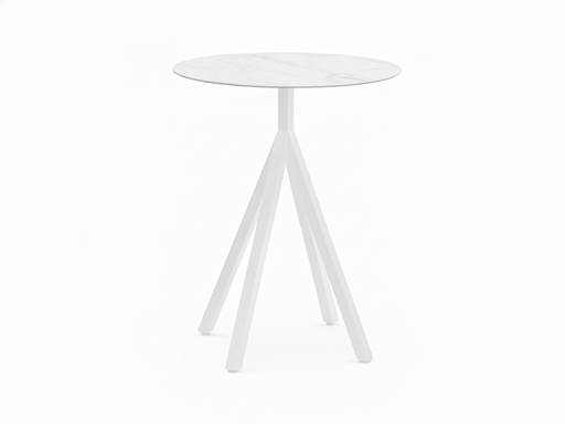 Florence Ceramic Table 60cm Round (White)
